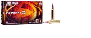 Federal 7mm Rem Mag 17gr Bonded SP Fusion Ammo - 20rd