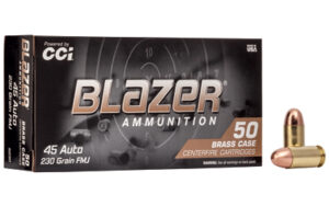 CCI Blazer 45 Auto 230 Grain FMJ Ammo - 50rds
