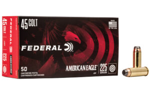 Federal 45 Colt 225 Grain JSP American Eagle Ammo - 50rds