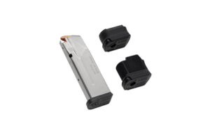 Magpul Industries Magazine AMAG 15 SG9 9MM 15 Rounds For Sig P365 Stainless Steel Finish Silver Includes Grip Extensions Compatible with Macro/X/XL and Standard Grips