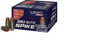 Liberty Spike 380 ACP 55gr Monolithic Ammo - 20rd