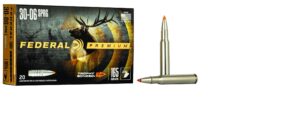 Federal Premium 30-06Springfield 165gr Trophy Bonded Tip Ammo - 20rd