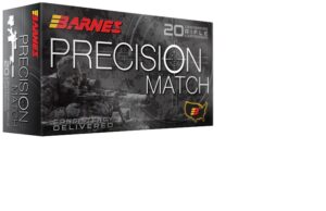 Barnes Precision Match 223Rem 77gr Match Burner OTM BT Ammo - 20rd