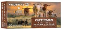 Federal Cattleman 30-30 Win 150gr HammerDown Bonded SP Ammo - 20rd