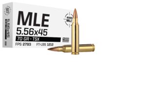 Norma Centerfire Rifle 5.56x45mm 70gr TSX Ammo - 20rd