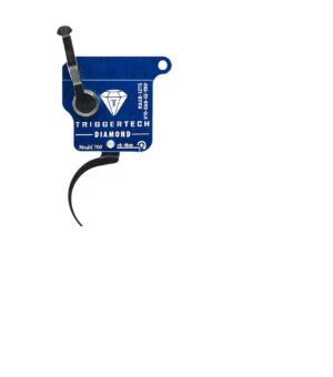 TriggerTech R70SAB02TNP Diamond Black Curved Fits Remington 700 Right Hand