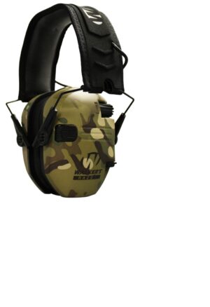 Walker's GWPRSEMMCC Razor Slim Electronic Muff 23 dB Over the Head MultiCam/Black Polymer