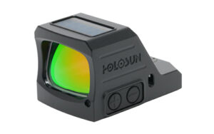 Holosun Technologies 407C X3 Red Dot Open Pistol Sight 2 MOA Dot 1X Magnification RMR Footprint Anodized Finish Black