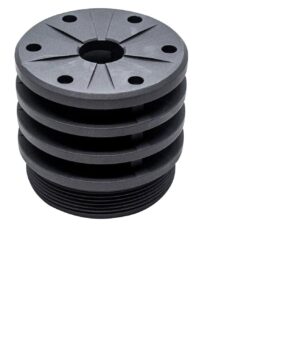 SilencerCo AC2022 Bravo Anchor Brake 30 Cal 7075-T6 Aluminum Black