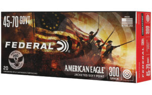 Federal American Eagle 45-70 Gov 300gr Jacketed Soft Point Ammo - 20rd