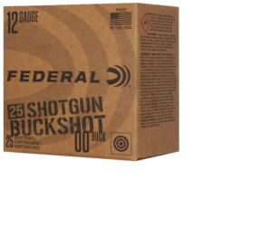 Federal 12 Gauge 2-3/4" 9 Pellets 00 Buck Shot Ammo - 25rd