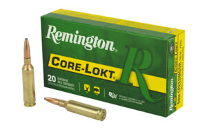 Remington 6mm Creedmoor 100gr Pointed Soft Point Core-Lokt Ammo - 20rd