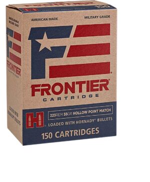 Frontier Cartridge Military Grade 223 Rem 55gr Hollow Point Match Ammo - 150rd