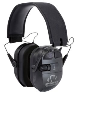 Walker's Ultimate Power Quad Muff 26 dB Over the Head Black Polymer